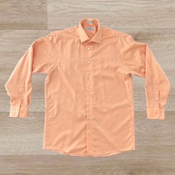 Calvin Klein Men's Long Sleeve Button Up Dress Shirt - Picture 1 of 11